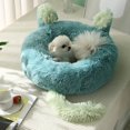 thumbnail image 4 of OUSITAID Pet Pad Soft Fully Filling Big Space Cartoon Comfortable Keep Warm Plush Rabbit Ear Pet Nest for Autumn, 4 of 10