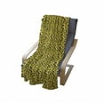 thumbnail image 3 of Animal Print Soft Flannel Fleece Throw Blanket, Continuous Design of Leopard Skin Wildlife Pattern, Cozy Plush for Indoor and Outdoor Use, 70" x 90", Yellow Charcoal Grey, by Ambesonne, 3 of 5