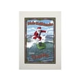 thumbnail image 1 of Oahu, Hawaii, Mele Kalikimaka, Lantern Press Artwork, 1 of 2