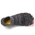 thumbnail image 4 of lnmuld Men Women Five Toe Shoes Barefoot Shoes for Water Yoga Fitness Hiking Color:Dark Gray,Size:43, 4 of 9
