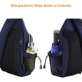 thumbnail image 6 of Mosiso Sling Backpack Chest Shoulder Bag Double Layer Hiking Daypack Men/Women,Navy Blue, 6 of 6