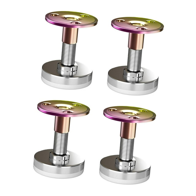 Juego de 4 topes roscados para cabecero de cama con sistema antivibración Ajuste de 46 mm a 56 mm