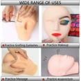 thumbnail image 3 of Skin de silicona para entrenamiento de pestañas AM RONG MAGIC de Mannequin Head, 3 of 5