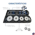 thumbnail image 2 of Kit De Mancuernas Pesas Con Barra Discos Ejercicio Gym 50kg Picool PESA-01, 2 of 8