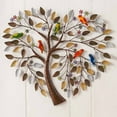 thumbnail image 7 of YOHAVEN Heart Shaped Metal Family Tree Wall Hanging Decorations Indoor Pendant For Living Room Bedroom Home Holiday Anniversary Party Gift Decor, 7 of 7