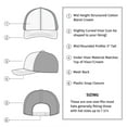 thumbnail image 7 of HDE Trucker Hat - Performance Outdoor Snapback Adventure Hats for Men Badlands Bison, 7 of 7