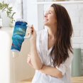 thumbnail image 6 of 40 oz Tumbler With Handle Stainless Steel Insulated Tumbler With Lid for Car Cup Holder Blue Vortex, 6 of 9