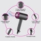 thumbnail image 4 of Secador de pelo con difusor, secador de pelo profesional de bajo ruido, 4 of 4