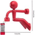 thumbnail image 3 of Set Of 4 Strong Magnetic Key Holder Hooks With Wall Climbing Man Design | Random, 3 of 4