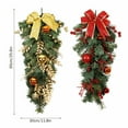 2022 New Christmas Wreath Upside Down Tree Decorations Christmas Ball