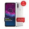 Motorola One Action - Unlocked Smartphone - Global Version - 128GB - Pearl White (US Warranty) - Verizon, AT&T, T-Mobile, Sprint, Boost, Cricket, & Metro