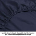 thumbnail image 3 of HLONK Fresh Linen 1200 Thread Count California King Size Deep Pocket Solid Cotton Sheet Set (California King, 3 of 3