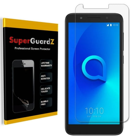 [8-Pack] For Alcatel 3C SuperGuardZ Screen Protector, Ultra Clear, Anti-Scratch,