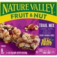 thumbnail image 3 of Nature Valley Chewy Fruit and Nut Granola Bars, Trail Mix, 6 Count, 7.4 oz, 3 of 12