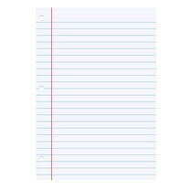 200 Sheets Loose Leaf Paper 8x10.6" Colored Filler Paper College Ruled 3-Hole Punched Lined Paper Notebook Paper for 3-Ring Binders Notepad Writing Note Pads Ideal for Home,Office(White,10.6x8")