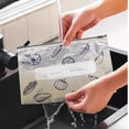thumbnail image 5 of ZZSEABAG Reusable Aluminum Foil Sealable Storage Bags, Disposable Pouches 30 Count, Zipper Bags with Label for Vegetable Fruit Meat, 5 of 7