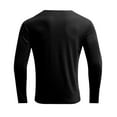 thumbnail image 3 of BSDJILFG Big and Tall Shirts for Men Long Sleeve T-Shirt V Neck Casual Tops Fall Winter Lounge Blouse ,Sizes S-5XL, 3 of 8
