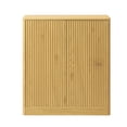 thumbnail image 5 of Hommoo 31.5" Modern Wooden Wavy Buffet Sideboard Accent Storage Cabinet, Curved Contour Design Sideboard Buffet Cabinet,Natural, 5 of 7