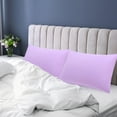 thumbnail image 2 of REGALWOVEN 1800 Microfiber Breathable Zippered Pillowcases Set of 2, Queen Violet 20"x30", 2 of 7