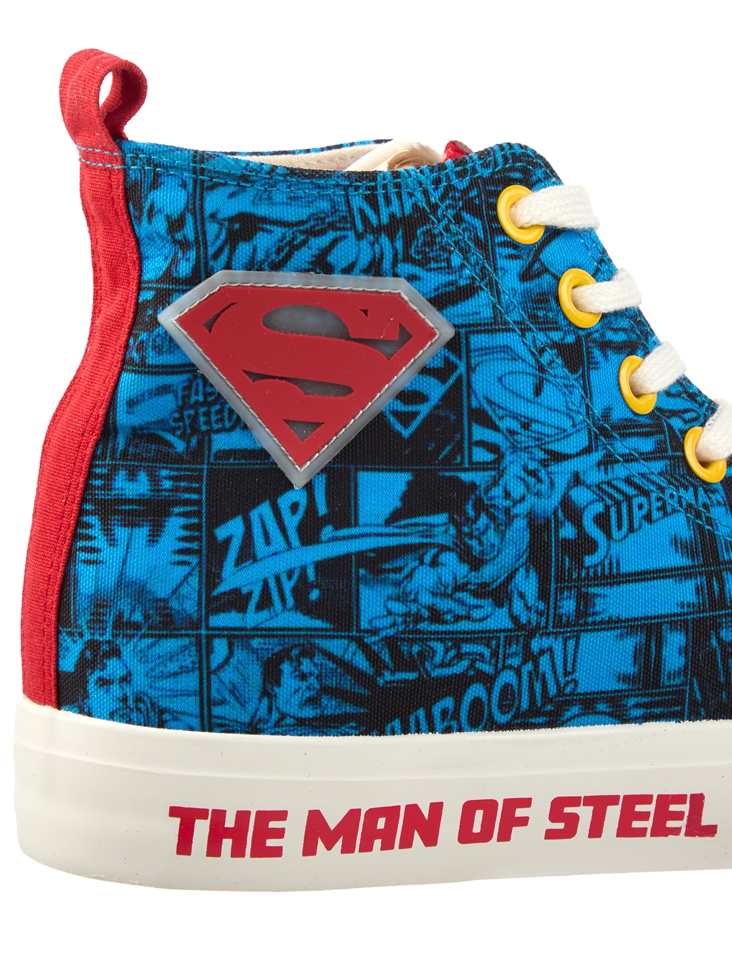Superman Men's High Top Shoe Blue - Walmart.com