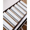thumbnail image 7 of Stair Treads for Wooden Steps, Black Grey Striped Peel and Stick Stair Treads with Reusable Adhesive, Modern Farmhouse Stripes Non Slip Indoor Stairs Runner Rugs Mats for Elders Dogs 8"x30" 7PCS, 7 of 7