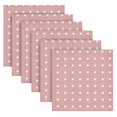 thumbnail image 6 of Iauyy Satin Napkins Set of 1- Star- Pink2 DIY Printing Decoration Cloth Napkin- Easy Care for Home/Party, 6 of 8
