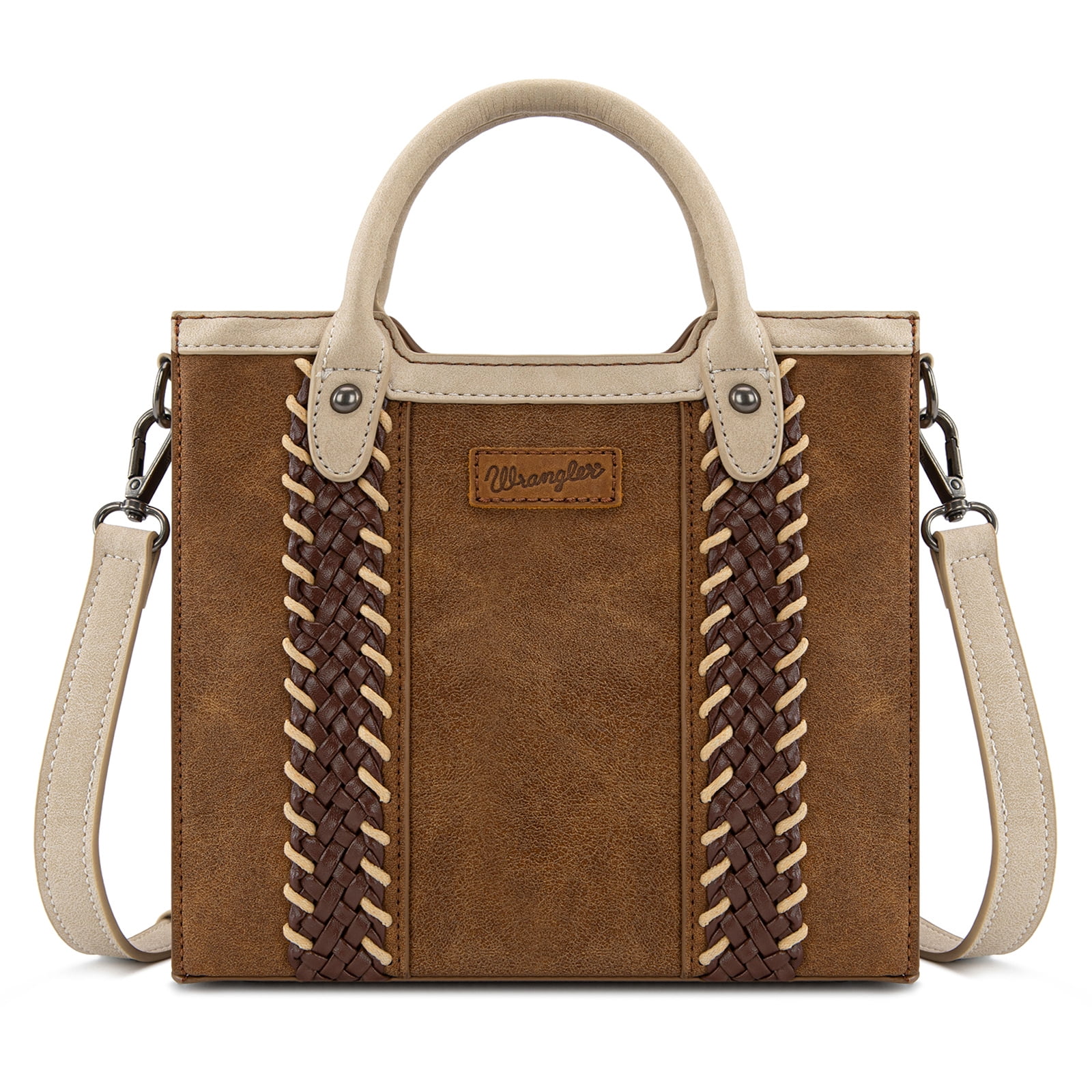 wrangler large tote bag with shoulder strap