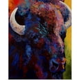 thumbnail image 1 of Great BIG Canvas | Rolled Marion Rose Poster Print entitled Bison Head Study, 1 of 4