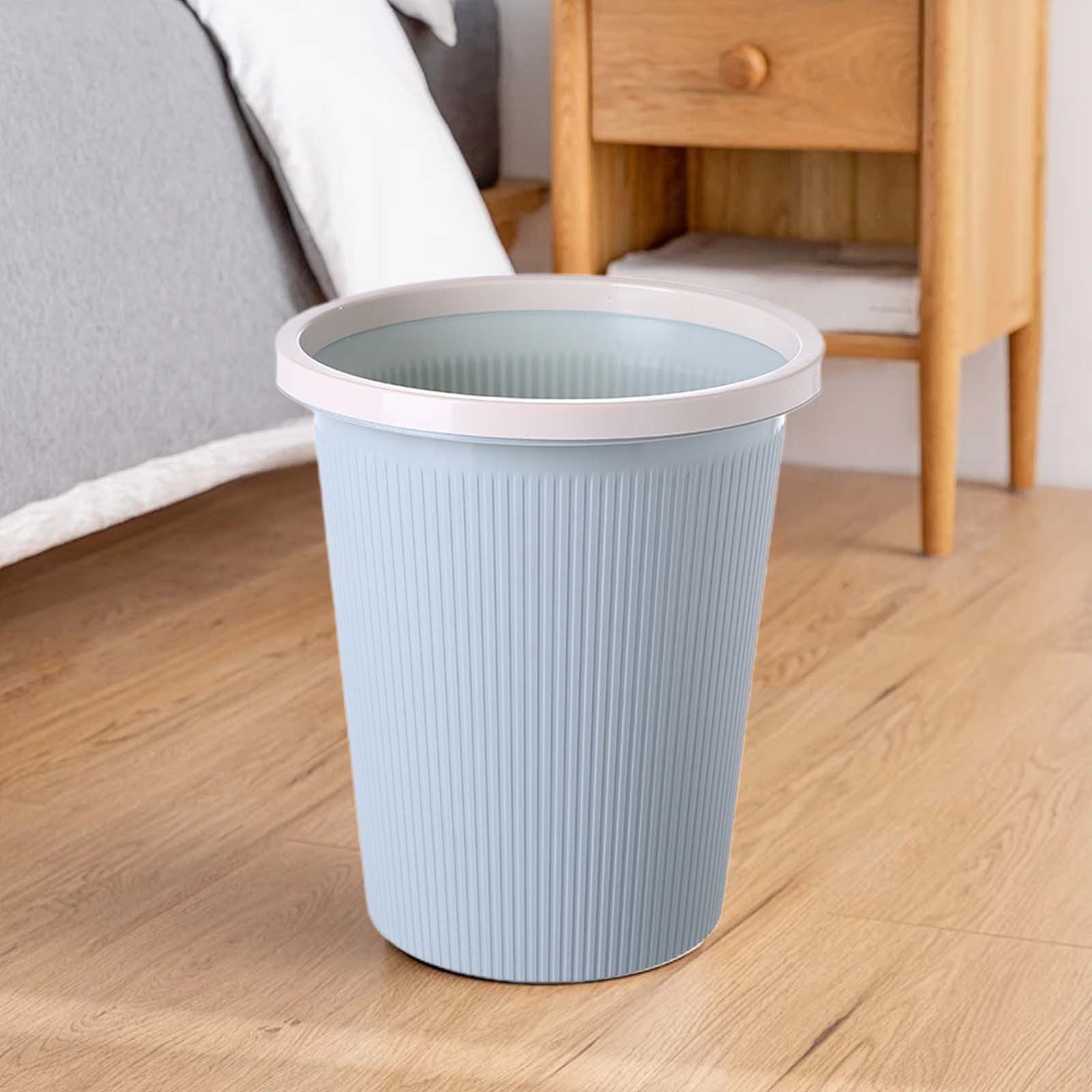 Utoimkio Multi-use Trash Can Household Round Toilet Bathroom Simple Lidless Garbage Can Multi-use Kitchen Waste Basket Home Essentials Kitchen Gadgets