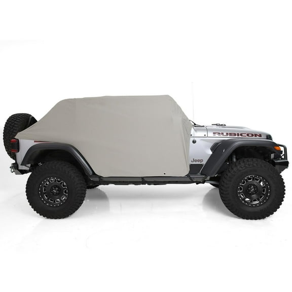 Smittybilt Water Resistant Cab Cover for 2018-2023 Jeep Wrangler JL 4 Door Gray