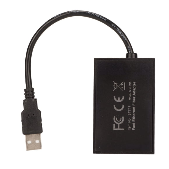 100M Ethernet Server Adapter, USB2.0 Port USB A Optical Port Adapter High Speed Single Optical Port Power Saving Mode For Office