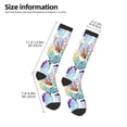 thumbnail image 5 of Haiem Cactus Socks, Funny Novelty Crazy Design Cotton Socks Sports Socks Knee High Socks For Men, Women,1Pairs - Gift For Working Friends, 5 of 9