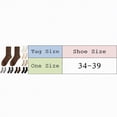 thumbnail image 3 of Ccpelsie Womens Casual Socks Solid Color Soft Cotton Breathable Crew Socks for Daily(A01-Brown,One Size), 3 of 5