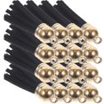 thumbnail image 5 of Decorative Tassels Leather Tassel Gift Tag Diy Enthusiasts 4X1cm Small Tassels Decorations 100Pcs, 5 of 5