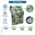 thumbnail image 6 of Summer Botanical Table Runner 108 Inches, Green Monstera Palm Leaves Wood Beige Bed Runner Dresser Scarves Tabletop for Indoor Outdoor Parties/Ceremony/Banquet, 13"x 108", 6 of 9