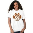 thumbnail image 4 of Cute Dog Face Paw Print Puppy Lover Men's Graphic T Shirt Tees Brisco Brands L, 4 of 6