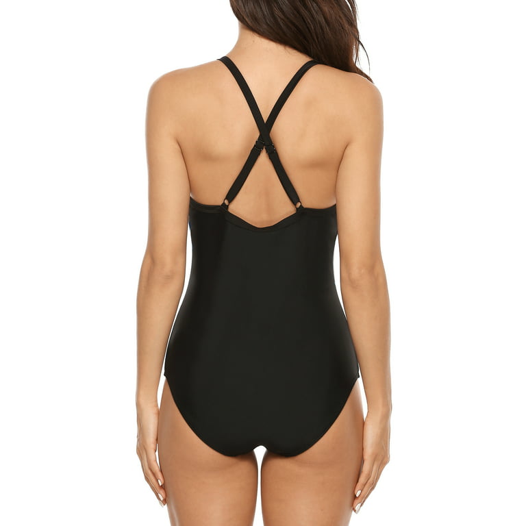beautyin Women Athletic One Piece Swimsuit Lap Sport Swimming Suit