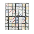 thumbnail image 2 of Juego de dominó de 28 piezas de plástico portátil, juego de mesa interactivo con puntos de colores para el aprendizaje de los niños., 2 of 14