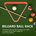 thumbnail image 4 of Raindrops Durable Plastic Billiard Triangle Rack in Red for Pool Table Accessories, 4 of 8