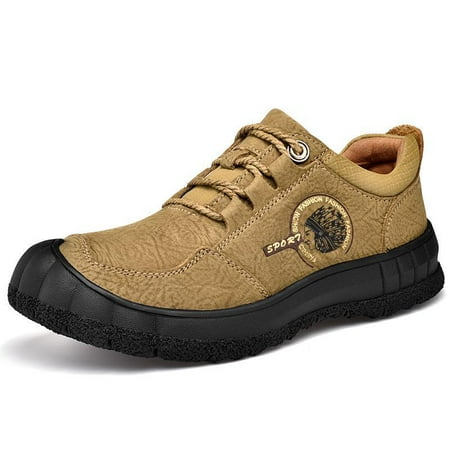 

0 large dock layer cowhide outdoor casual shoes 38-46