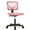 Pink, variant on Seizeen Office Chair, Armless Desk Chair with Lumbar Support, Height Adjustable Computer Desk Chair for Office, Upholstered Task Chair with Swivel Rolling for Small Spaces, Gray