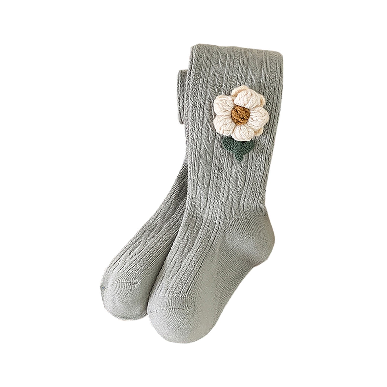 2025 Toddler Baby Girl Tights Thick Cable Knit Leggings Stockings