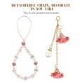 thumbnail image 4 of GOOHOCHY Hemobllo Phone Boaded Lanyard Flower Strap Strap Strap Strap Decoración para el bolso de la llave, 4 of 5
