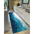 thumbnail image 2 of Entry Rug, Thick Rug, Pattern Rug, Gift Rug, Blue Tones Rug, Blue Rug, Landscape Rugs, Home Decor Rug, Stair Rug, Printed Rug, Home Decor, 2.3'x3.3' - 70x110 cm, 2 of 7