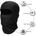 thumbnail image 3 of Paquete de 2 pañuelos para la cara para exteriores, Airsoft, máscara de esquí para motocicleta, pasamontañas para el sol, capucha táctica negra, cubierta para la cara, 3 of 5