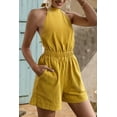 thumbnail image 4 of KRE Prime Women Halter Neck Tie Back Romper, 4 of 19