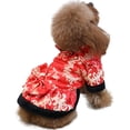 thumbnail image 5 of Suministros para mascotas Traje Tang Ropa para perros Otoño e invierno Ropa de peluche Ropa de dos patas Cachorro Oso Vestido de Año Nuevo Bomei, 5 of 5