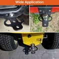 thumbnail image 4 of 3-Way Trailer Hitch Adapter with Bolt for ATV Lawn Mower Golf Cart Yard Cart Garden Tractor Flat Towing Ball Mount, 4 of 6