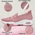 thumbnail image 6 of CHICVOMEY Orthopedic Shoes for Women and Men Lightweight Breathable Mesh Slip On Walking Shoes with Air Cushion Arch Support Diabetic Arthritis Nurse Work Shoes, 6 of 7