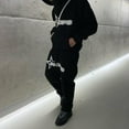 thumbnail image 6 of Men's Streetwear Loose Fit Suit for Autumn and Winter Hop Casual Sweater and Pants Set for Skateboarding and Everyday Wear, 6 of 9